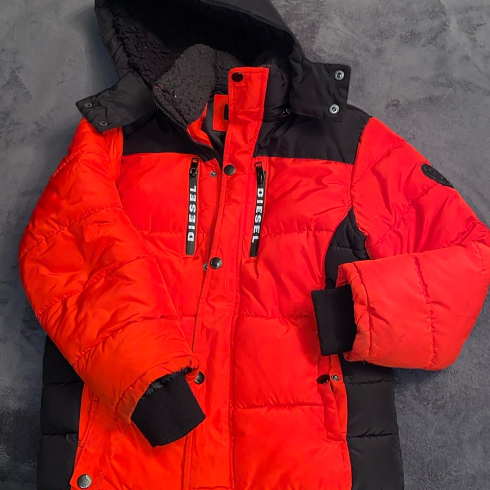 Diesel hooded puffer